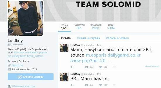 SKT,MaRin,ү,Tom,ͼƬ