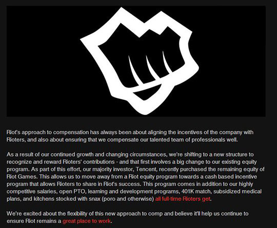 腾讯,收购,Riot,LOL,拳头,全资,英雄联盟最新图片